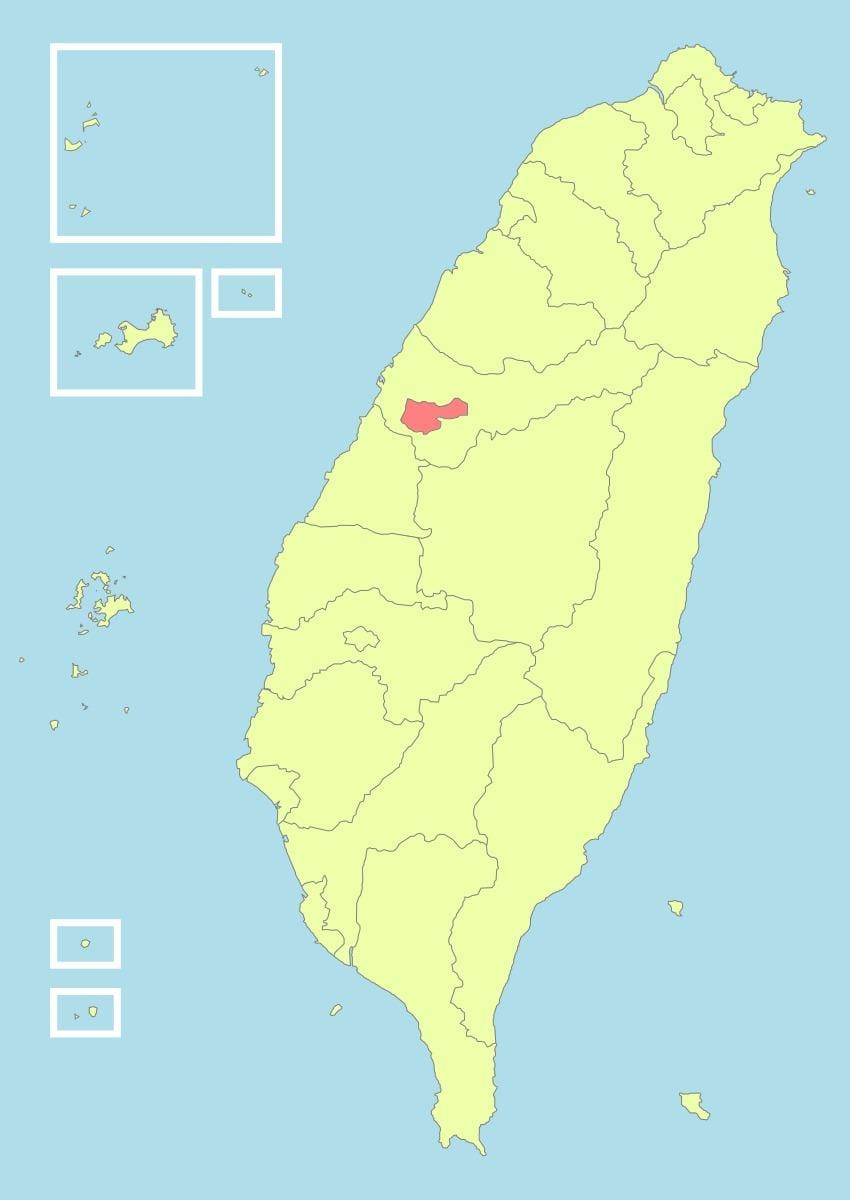 地图的台台湾
