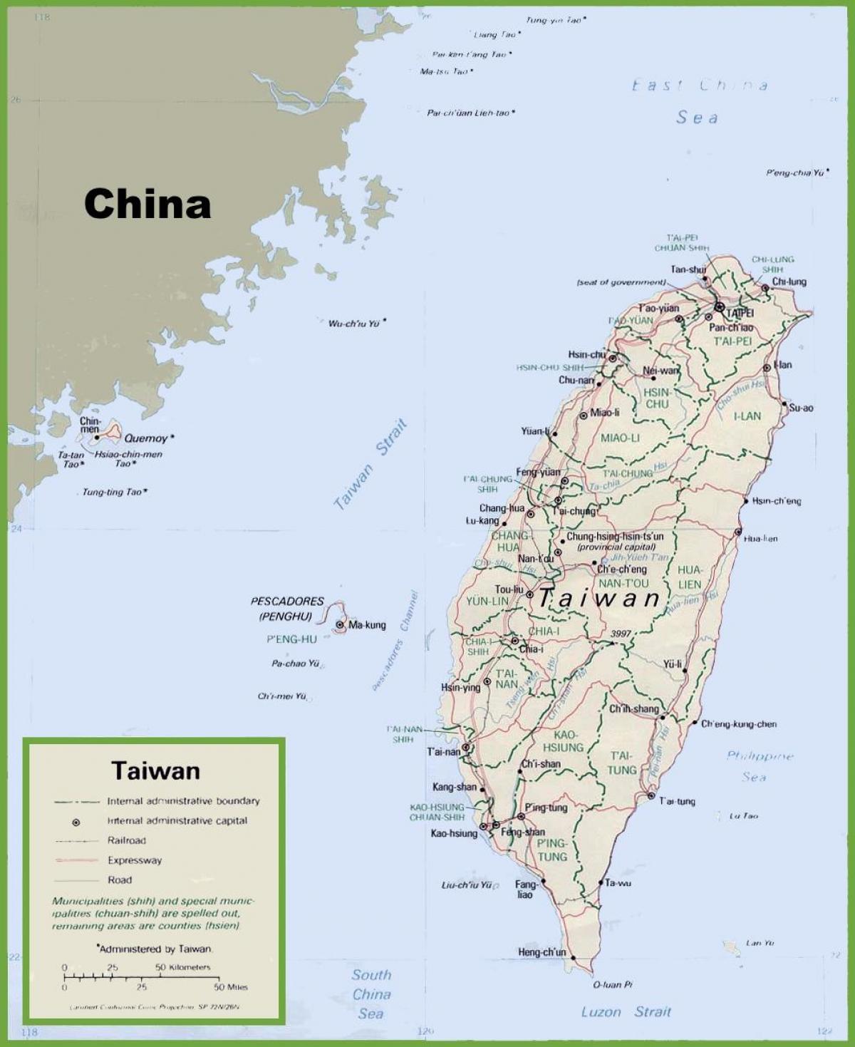 地图的台湾