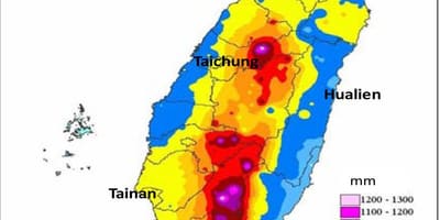 地图的台湾气候