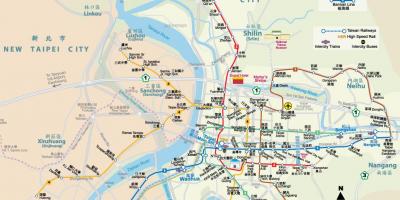 地图的台湾地铁